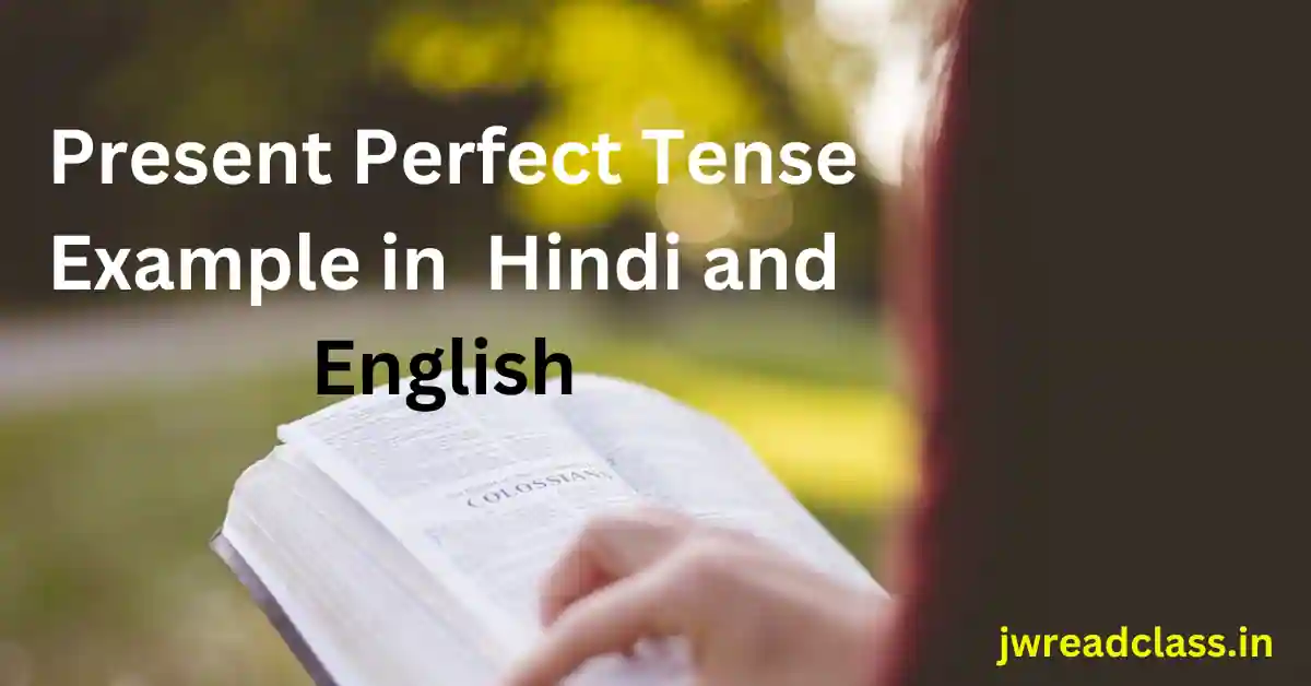 Present Perfect Tense Example in Hindi and English